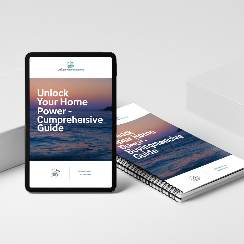 Mockup of the Unlock Your Property Home Buyer's Guide